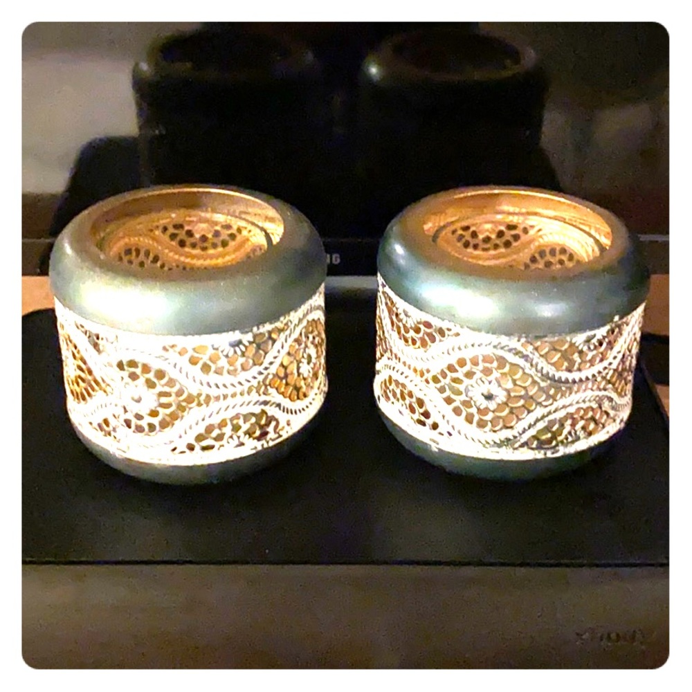 Vintage/Boho Candle Holders